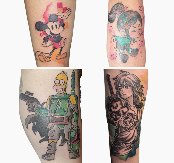 Tatouage réalisé à Issoire par POISON BLEU